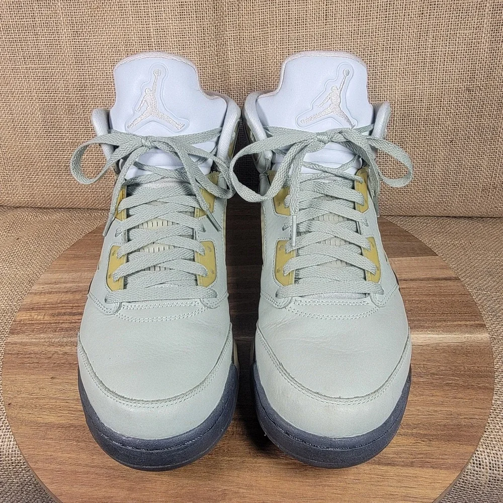 Nike Air Jordan 5 Retro Jade Horizon DC7501300 Leather Mens 10.5 OG Box Sneakers